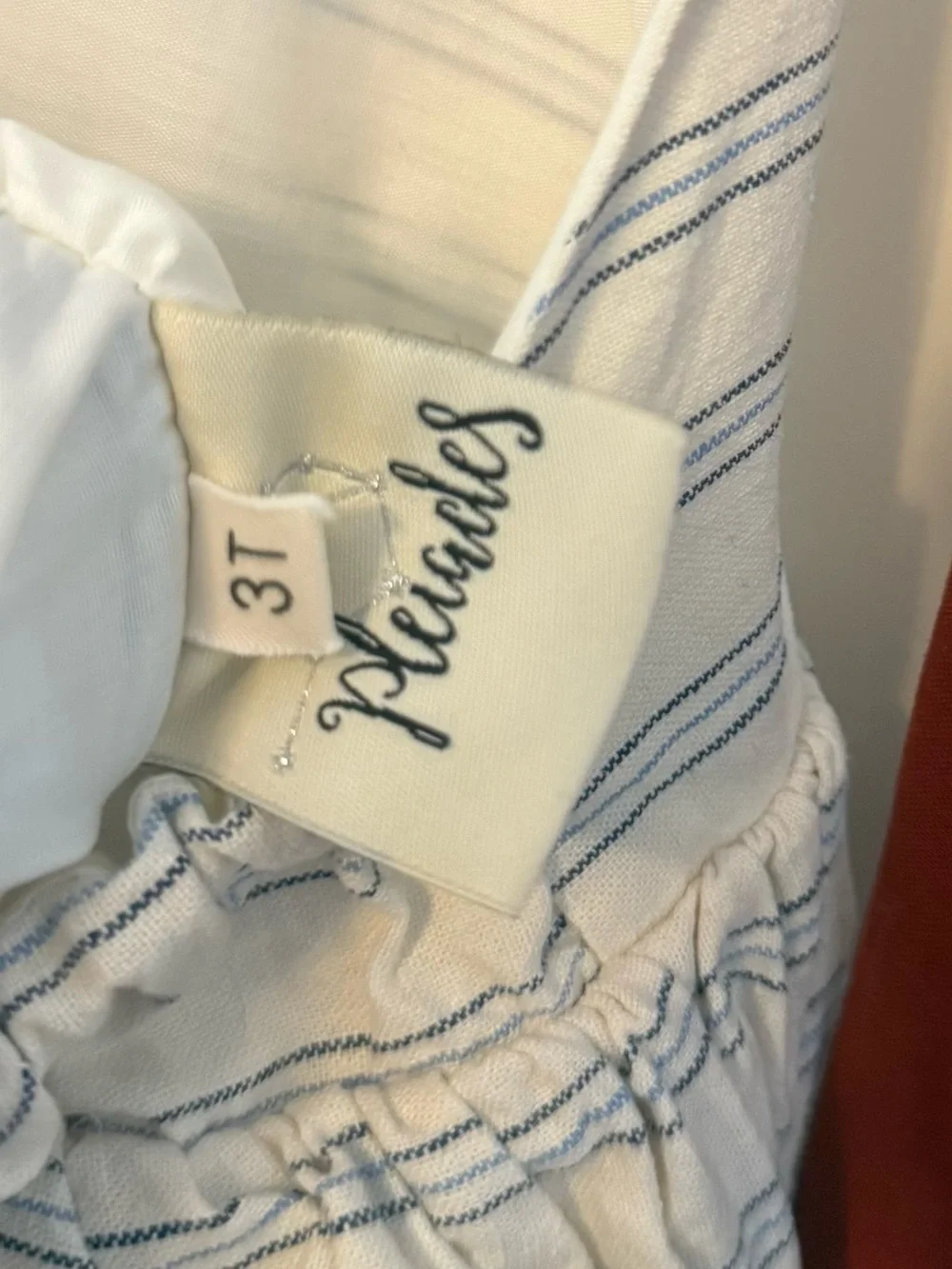 3T Pleiades Stripe Bow Back Shortie Dress